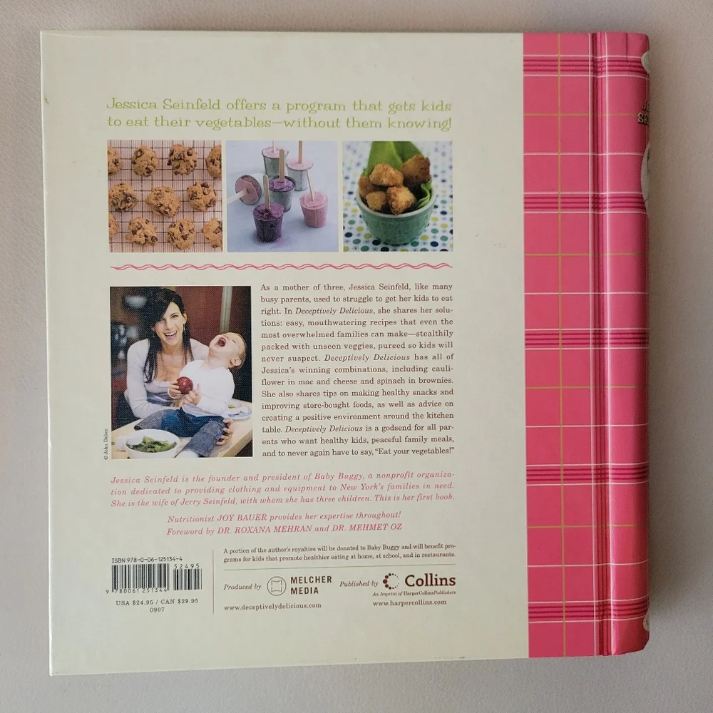 Deceptively Delicious Cookbook ~ Jessica Seinfeld ~ Kid's Menus ~ VGUC ~ FINAL